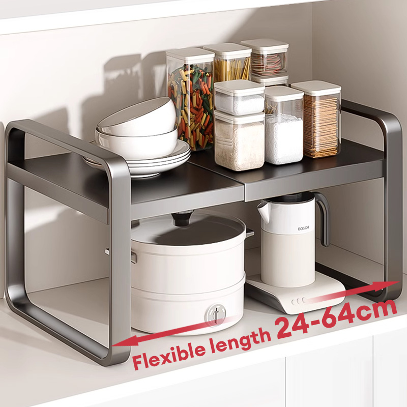 Adjustable kitchen organizer Rack Microwave Rack printer rack Organizer ...