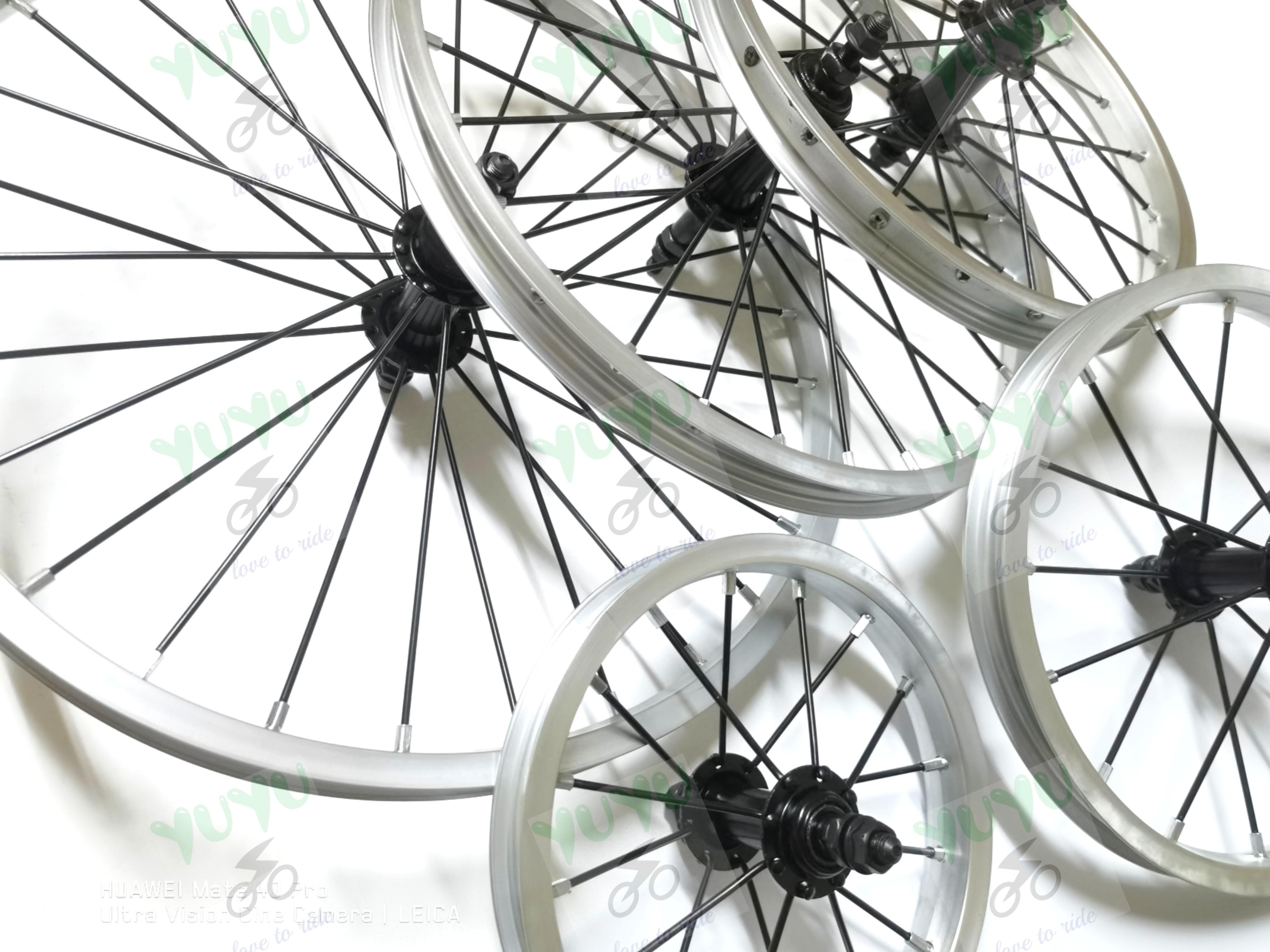 BMX KIDS FOLDING bike Alloy Rim Set Size 12,14,16,18,20 rim set double ...