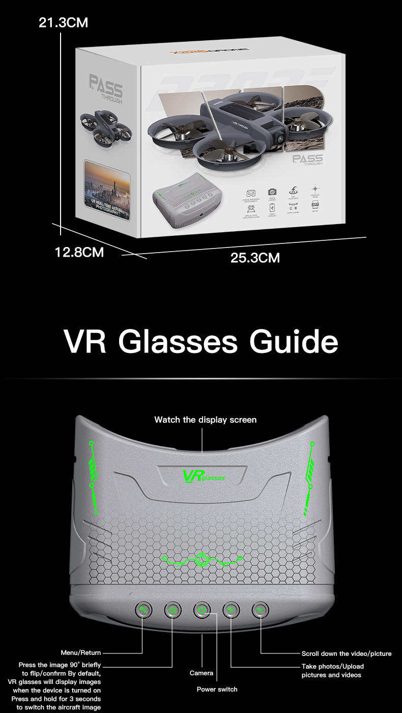 X226 drone comes with VR goggles and 5