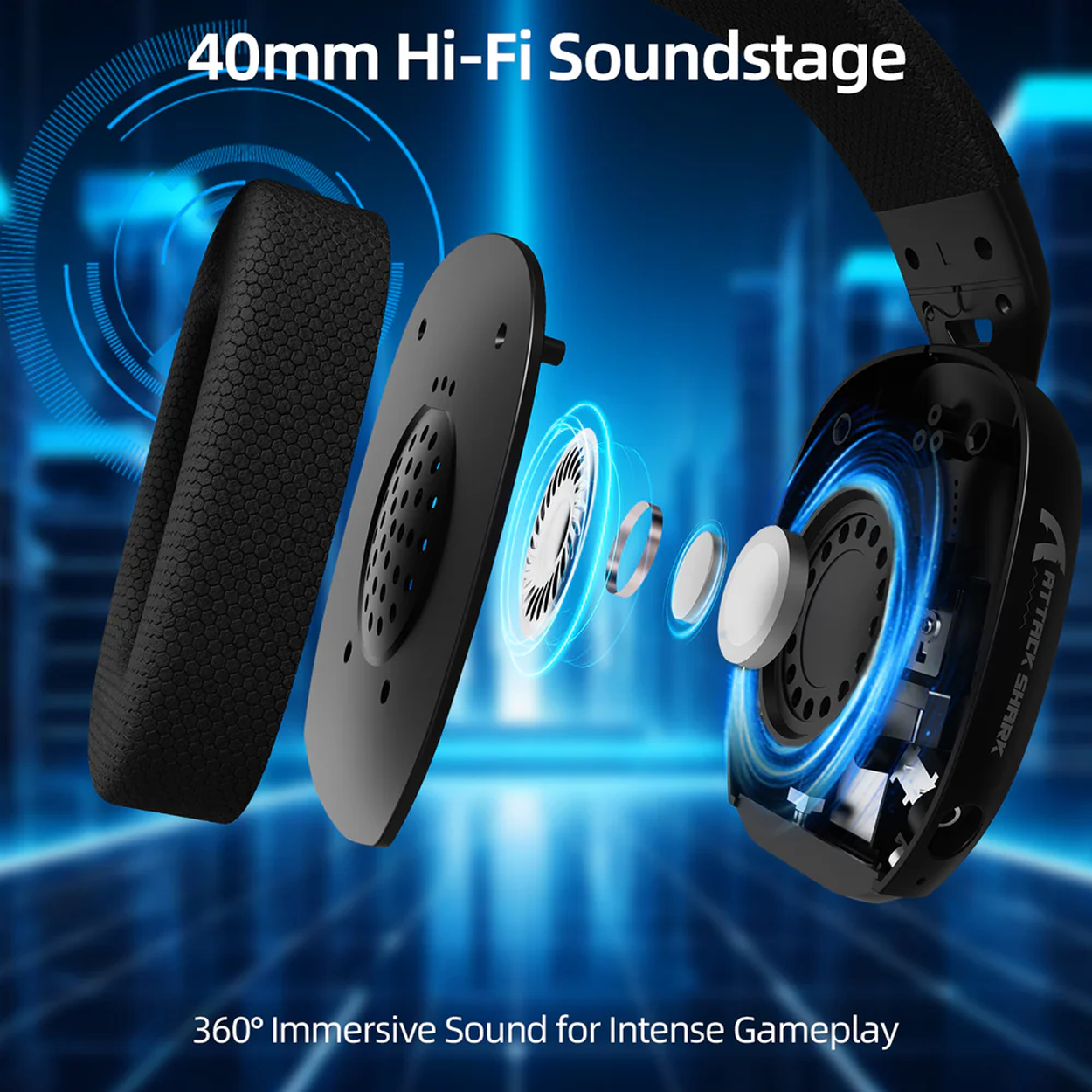 Attack Shark L80 PRO Tri-Mode Wireless Dual Microphone Lightweight Low ...
