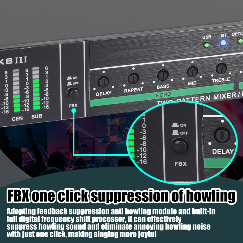 mic vocal reverb effects processor,karaoke digital audio processor ...