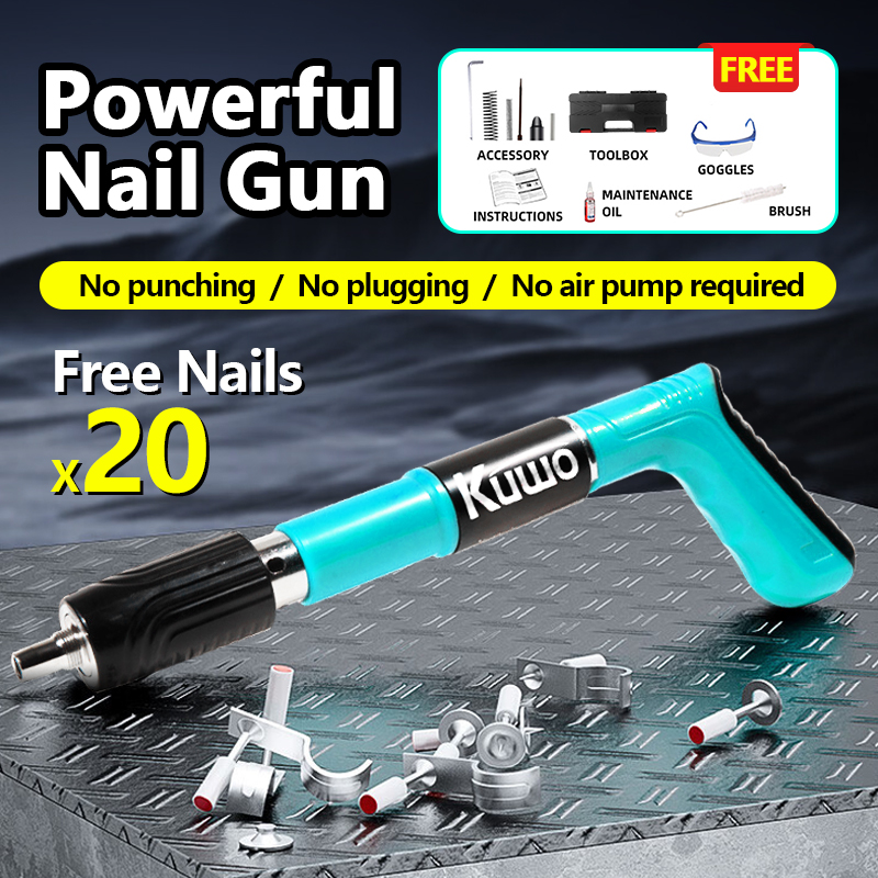 Nail 100pcs Nailer Gunner Rivet Tool For Concrete Rivet Steel Rivet ...