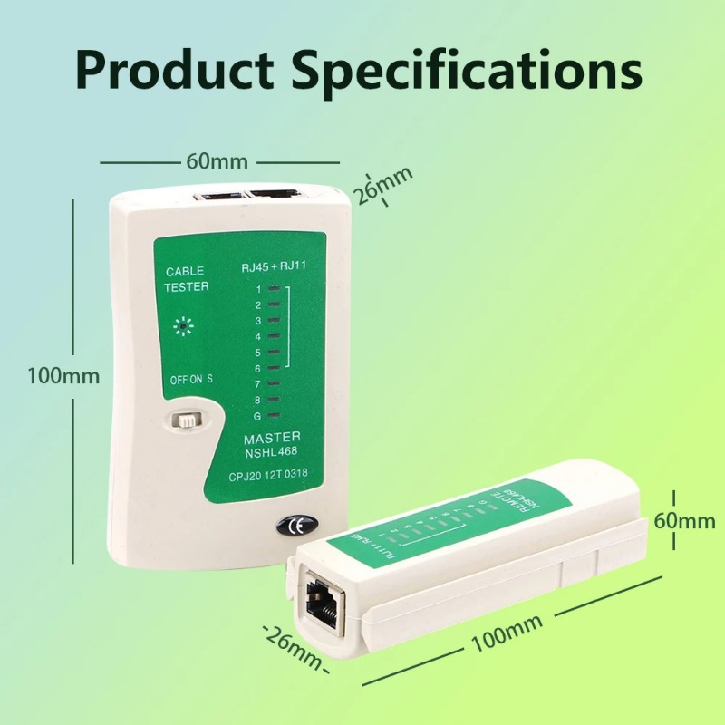 Upliftish RJ45 RJ11 RJ12 LAN Cable Tester Network Cable Tester | Shopee ...