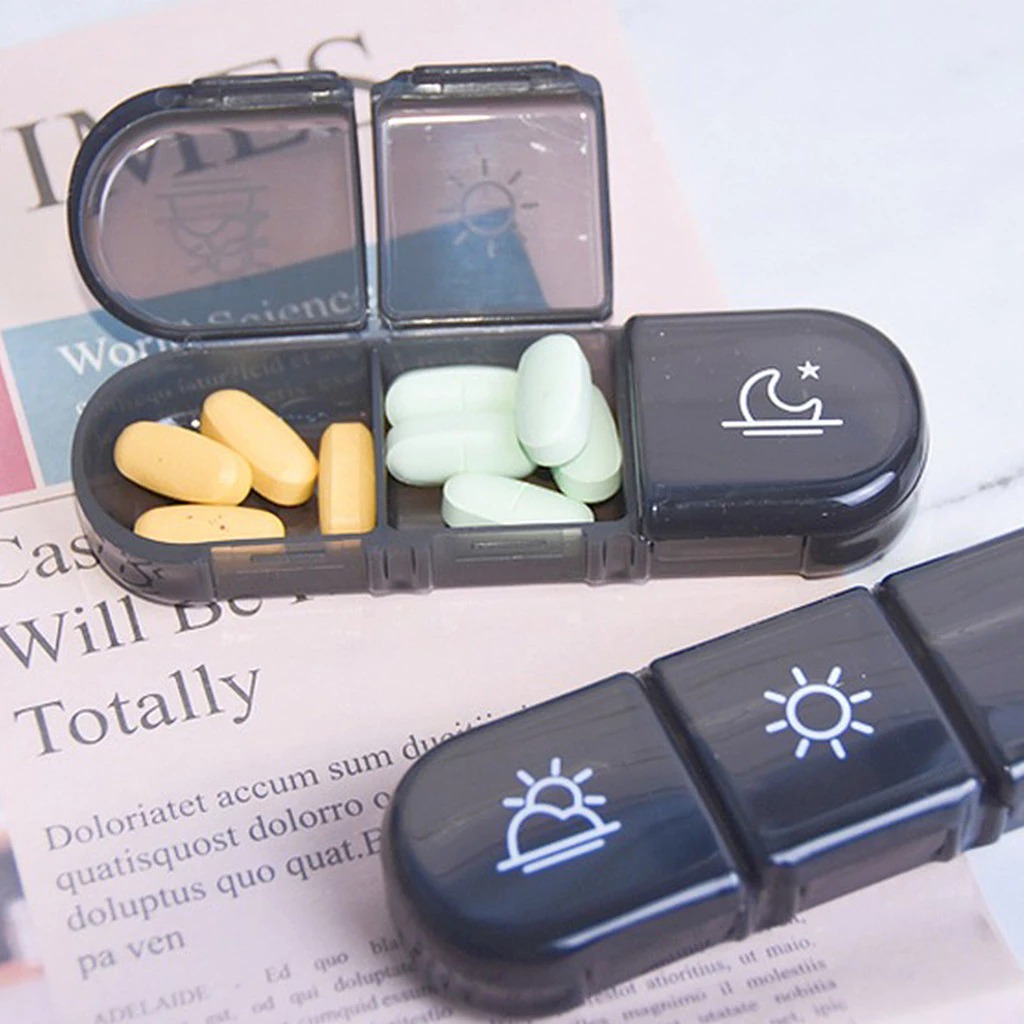 1 week Portable Travel Pill Box 7 days Organizer 21 grids 3 Times One ...