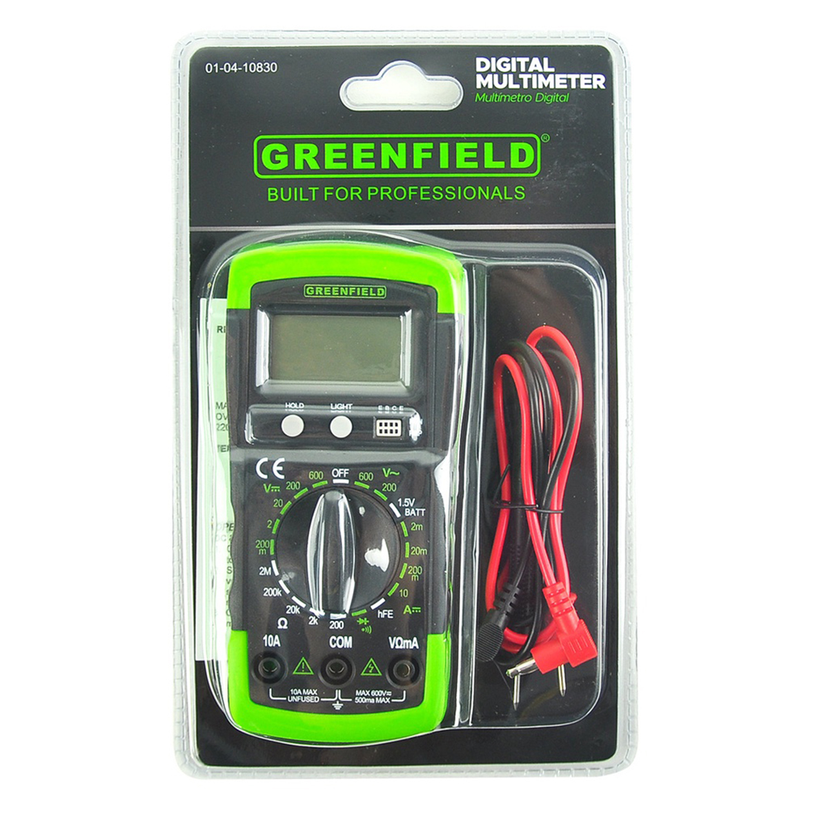 Greenfield A830L Digital Multimeter - Minimal Damage in Packaging ...