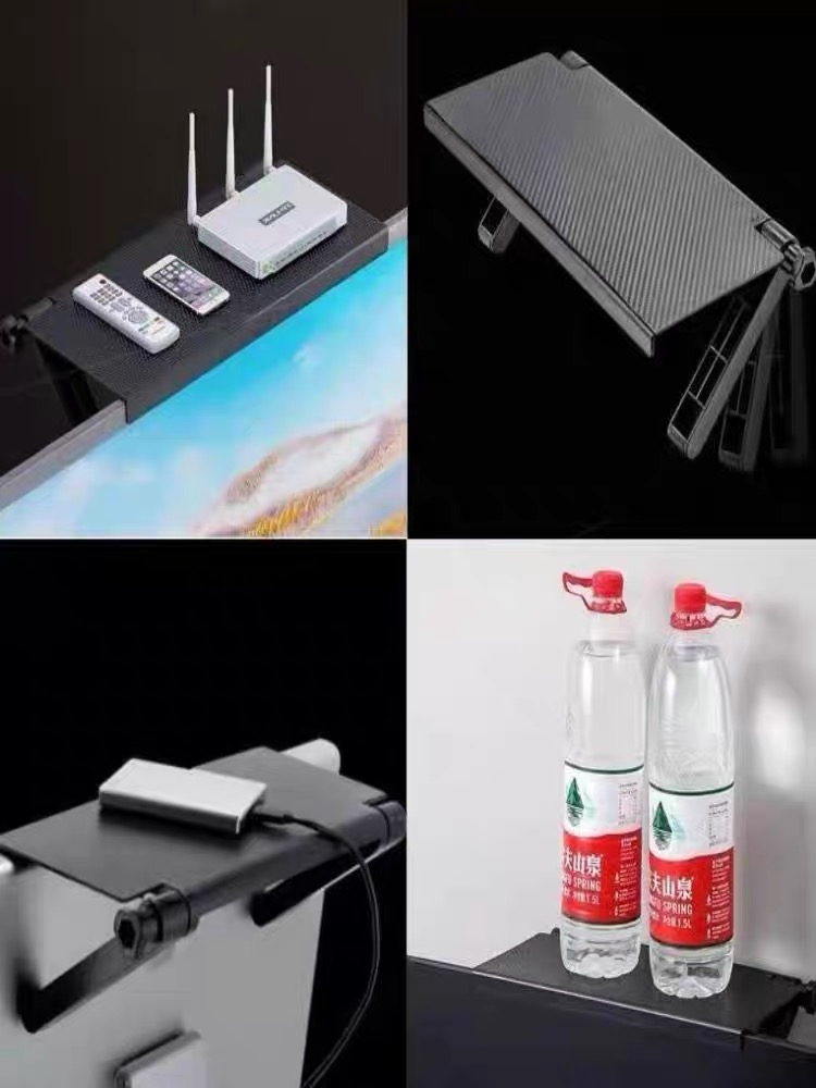 TV Computer Top Shelf Router Remote Control Storage Rack Stand | Shopee ...