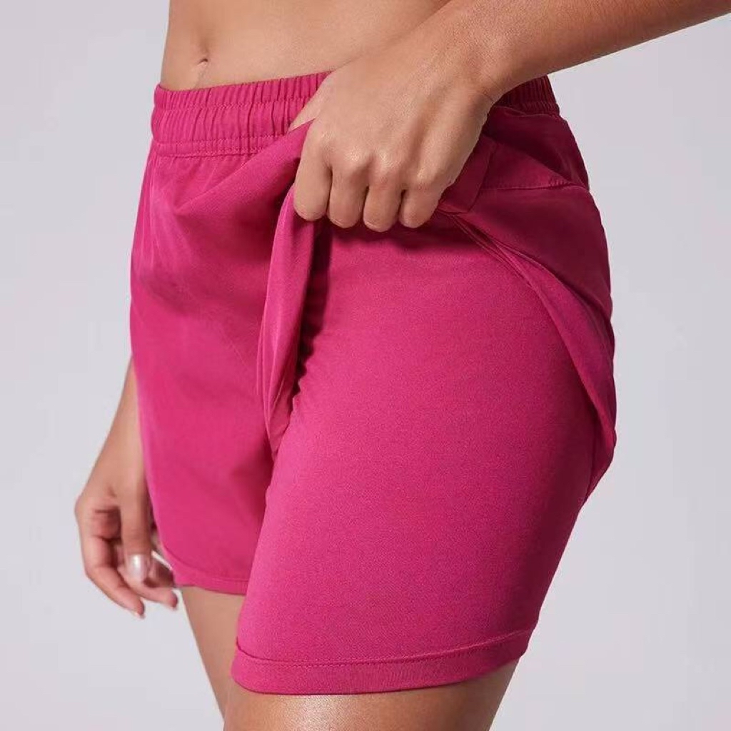 Super High Waisted 2-in-1 Workout Shorts 5'' for Women