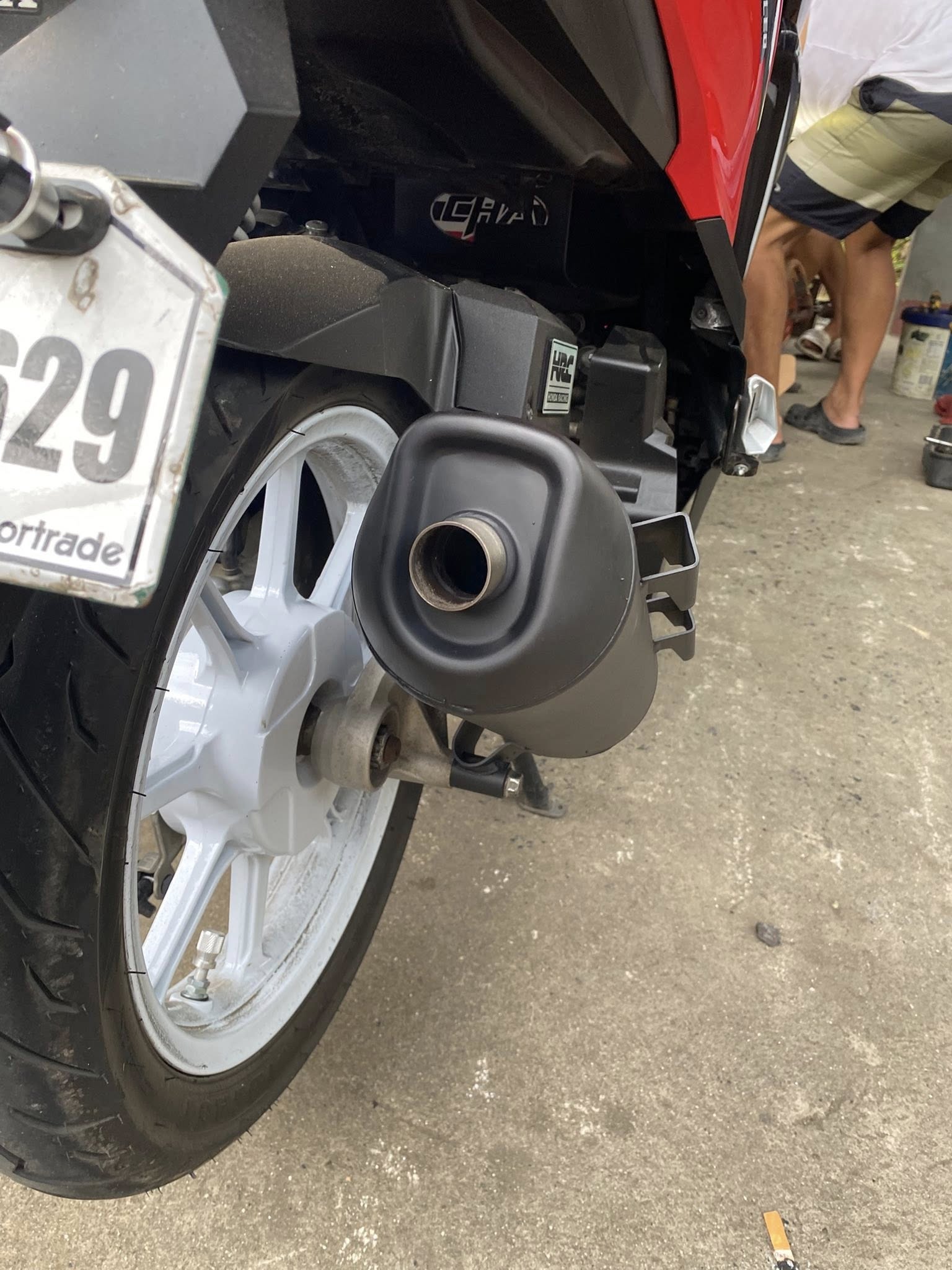TRC RACING POWER PIPE HONDA CLICK 125/150, NMAX V2,V3/ AEROX V2, MIO ...