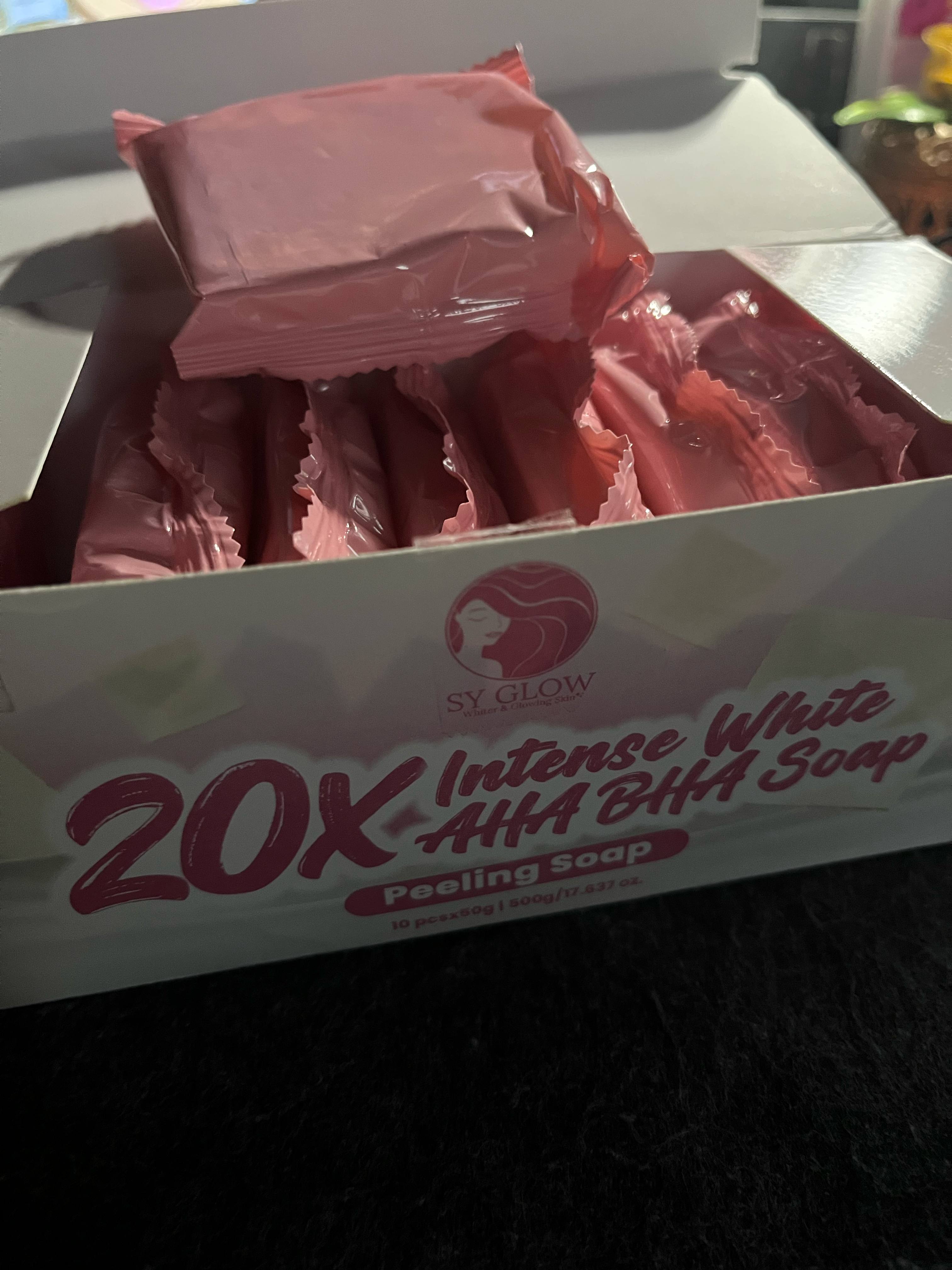 SY GLOW 20X Intense White AHA BHA Peeling Soap | Shopee Philippines