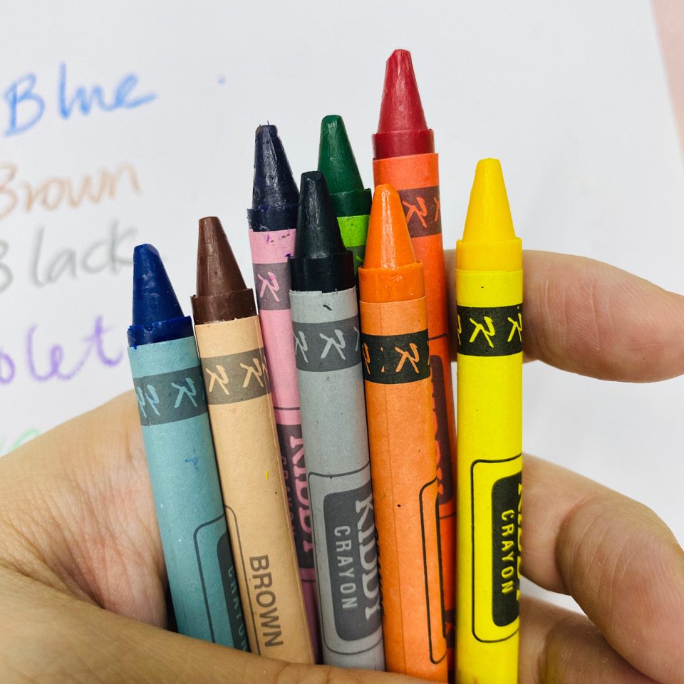 KIDDY Crayons 8/16/24colors Non Toxic Multi-colored Crayons School ...