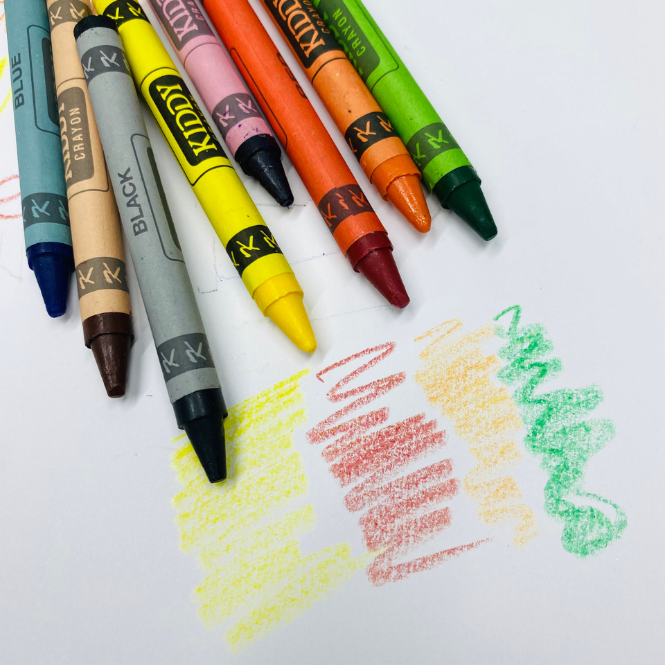 KIDDY Crayons 8/16/24colors Non Toxic Multi-colored Crayons School ...