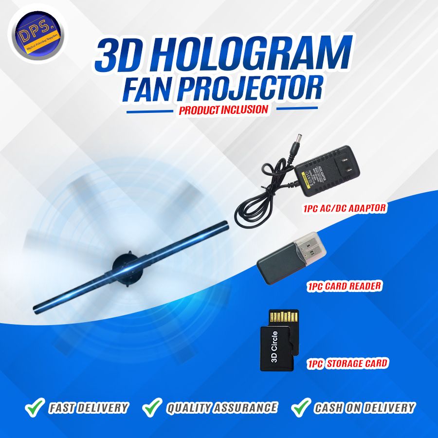 DPS 3D Hologram Projector Fan| 42 cm (Single Blade) for Events and ...