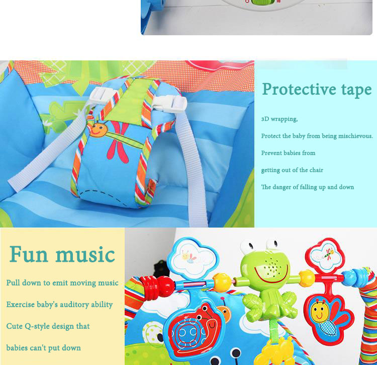Rabbit Rocking Chair Comfortable Chair Cradle Bed With Music To Coax ...