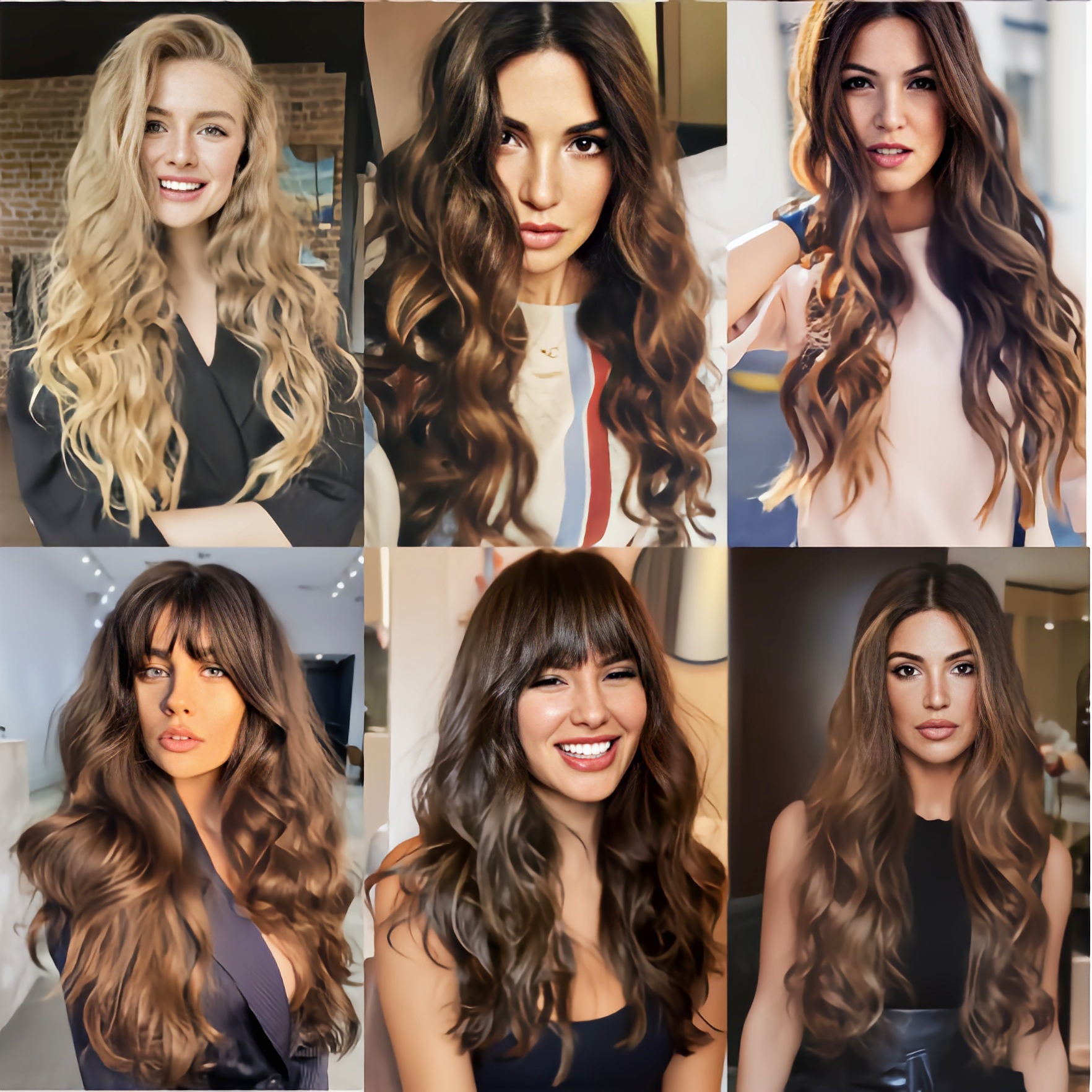 [COD] 70CM Hair Extensions Wigs Long Curly Hair Wigs 5Clips on Hair One ...