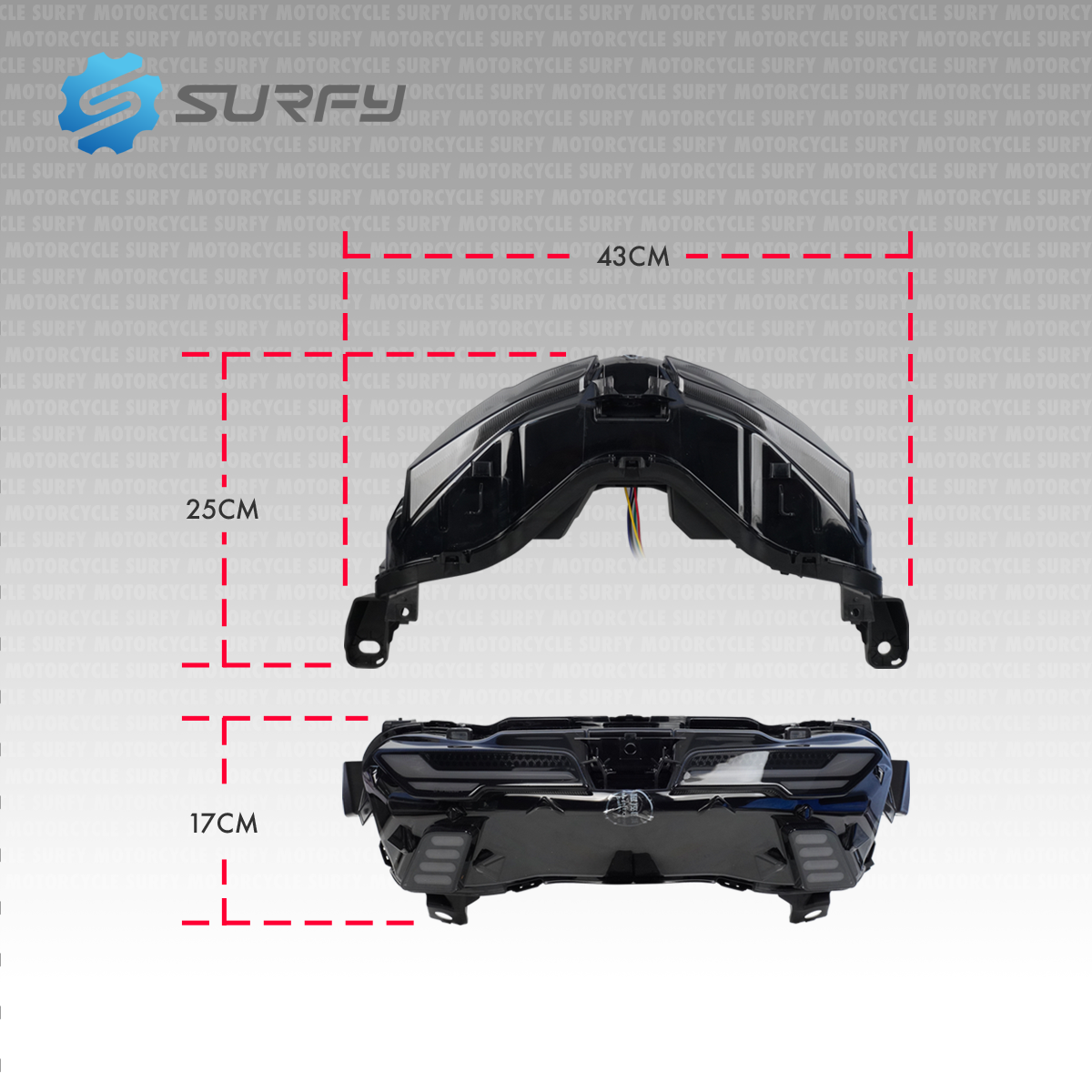 Nmax v3 Turbo Smart RGB Tail Light LED Smartphone App Customization ...