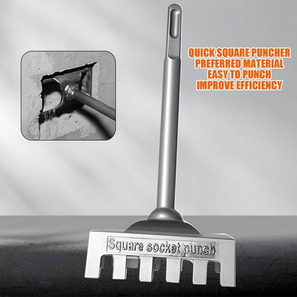 Electric Hammer Square Handle Wire Box Hole Opener Fast Square Hole ...