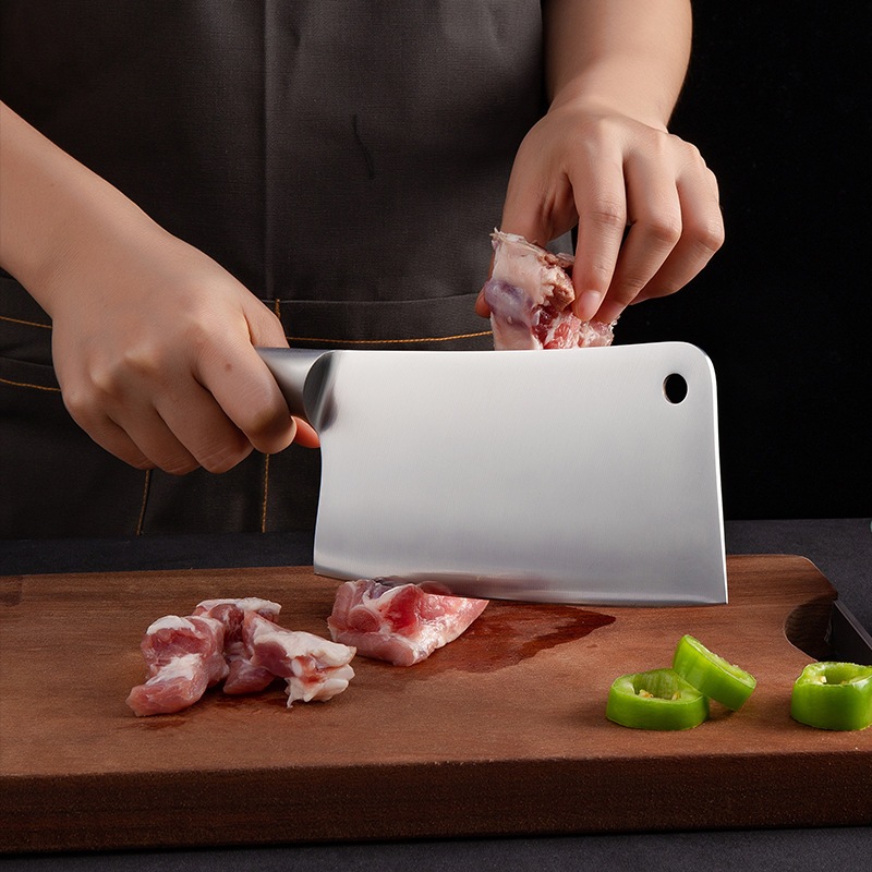6 In 1 High Quality Japanese Stainless Steel Butcher Cleaver Chef ...