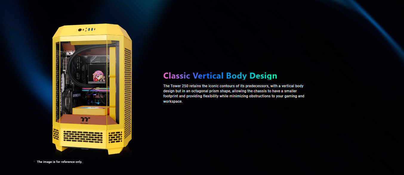 Thermaltake Computer PC Case The Tower 250 Mini-ITX Butter Caramel Mini ...