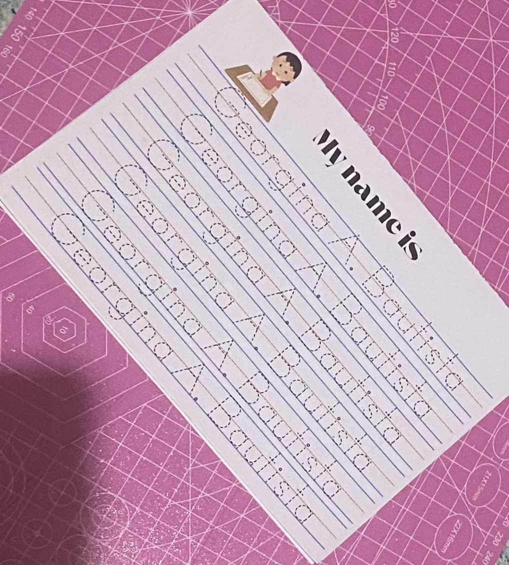Customized Tracing Pad - Letters, Numbers, Name ,Lines (With Sample ...