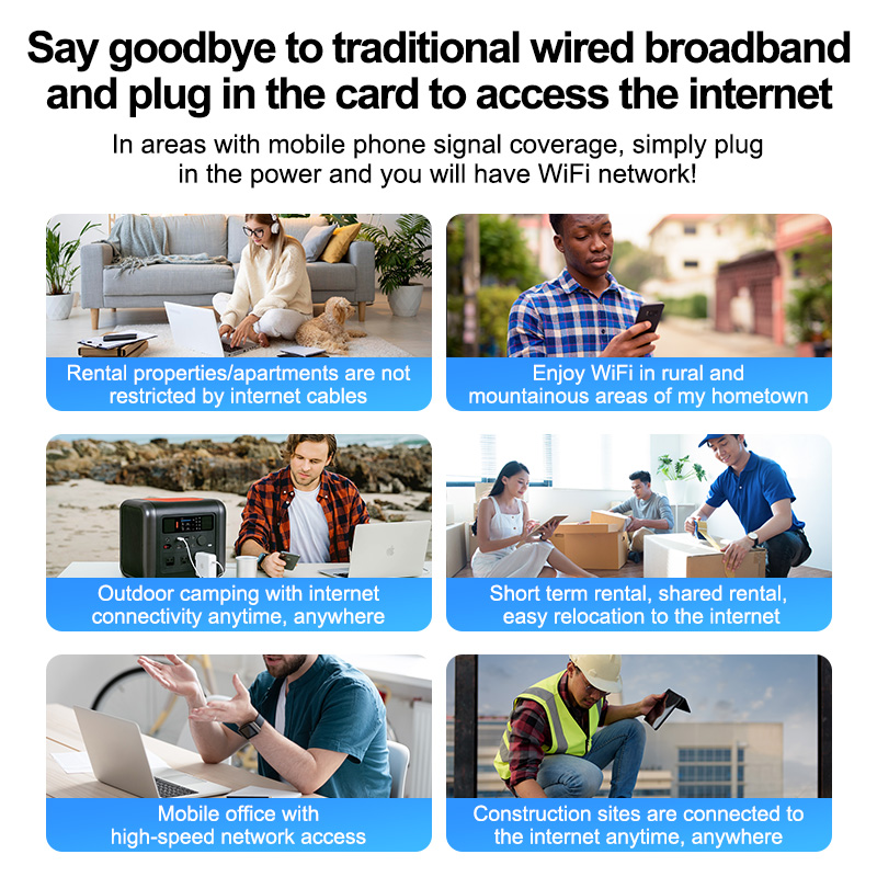 Zbtlink SlM card router 4G WiFi routerwith SlM card, modem, 500Mbps 4G ...