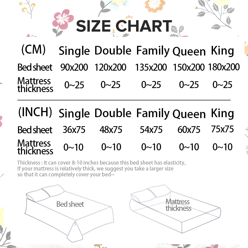 Satin Silk Fitted Bed Full Garterized Sheet Single/Double/Family /Queen