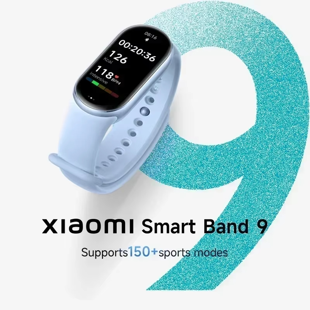 Xiaomi Smart Band 9 Smartwatch 5 ATM Water Resistance 1.62” AMOLED