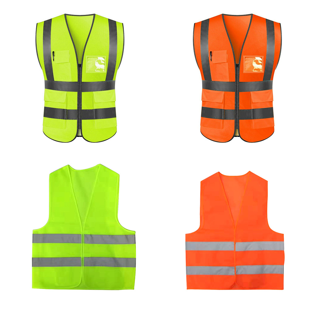 Reflective Safety Vest High Visibility Motorcycle Jacket Safety ...