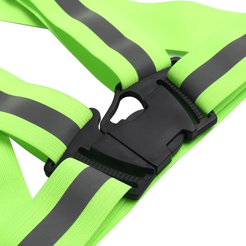 Garter Reflective Vest -High Visibility Safety Vest for Night Riding ...