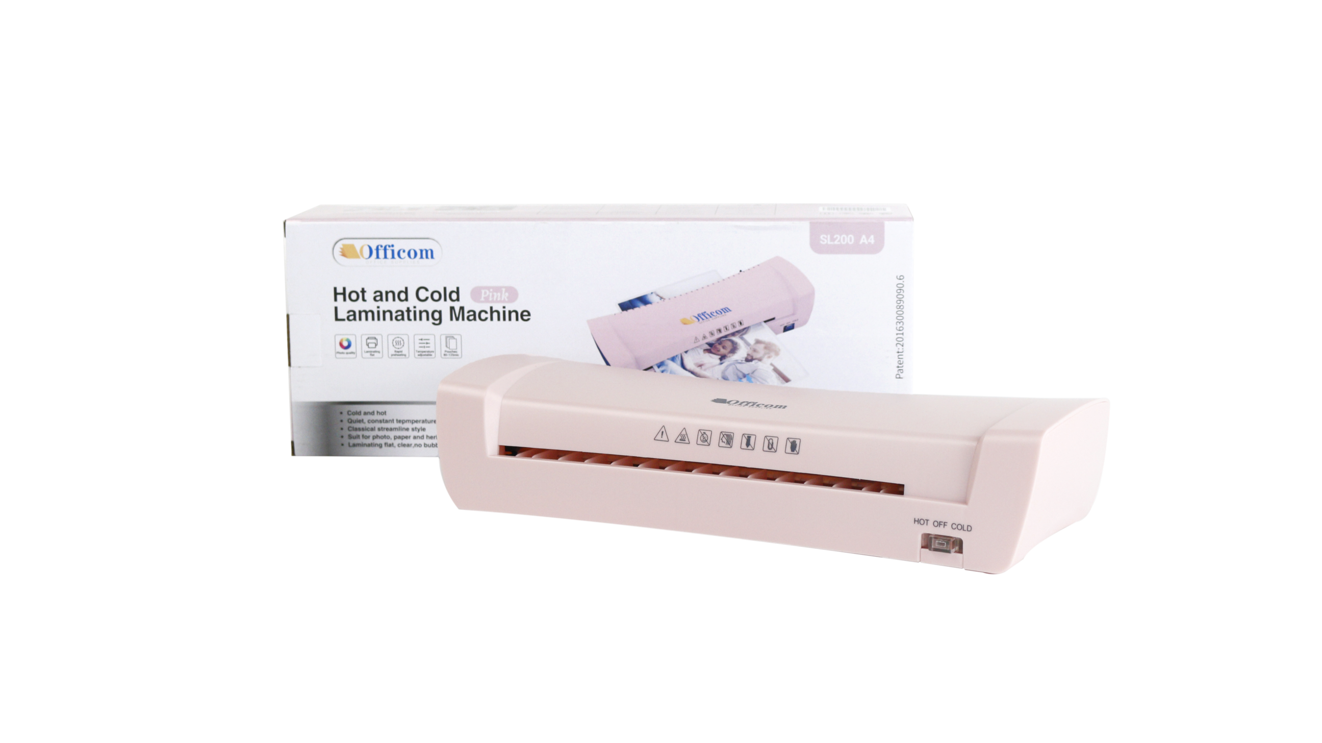 Officom SL200 Laminator A4 Hot & Cold Laminating Machine Set for ...