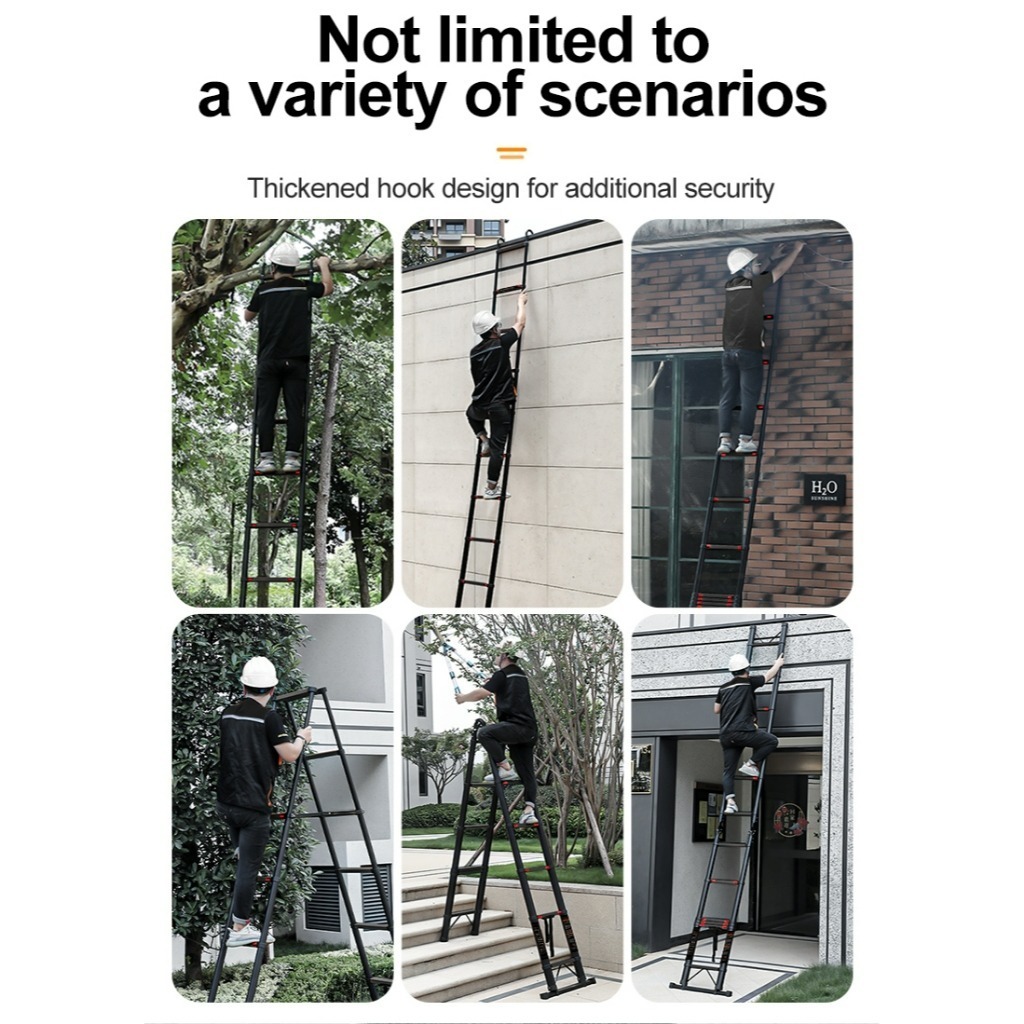 Foldable Multi-Step Ladder for Engineering & Home Use - Extendable ...