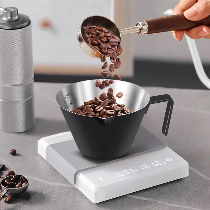 Coffee Extraction Cup Stainless Steel Measuring expresso cup Coffee ...