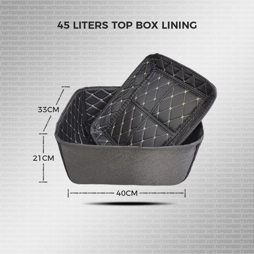 HOTSPEED 45L Top box Lining For Motorcycle Backrest Liner Pad Storage ...