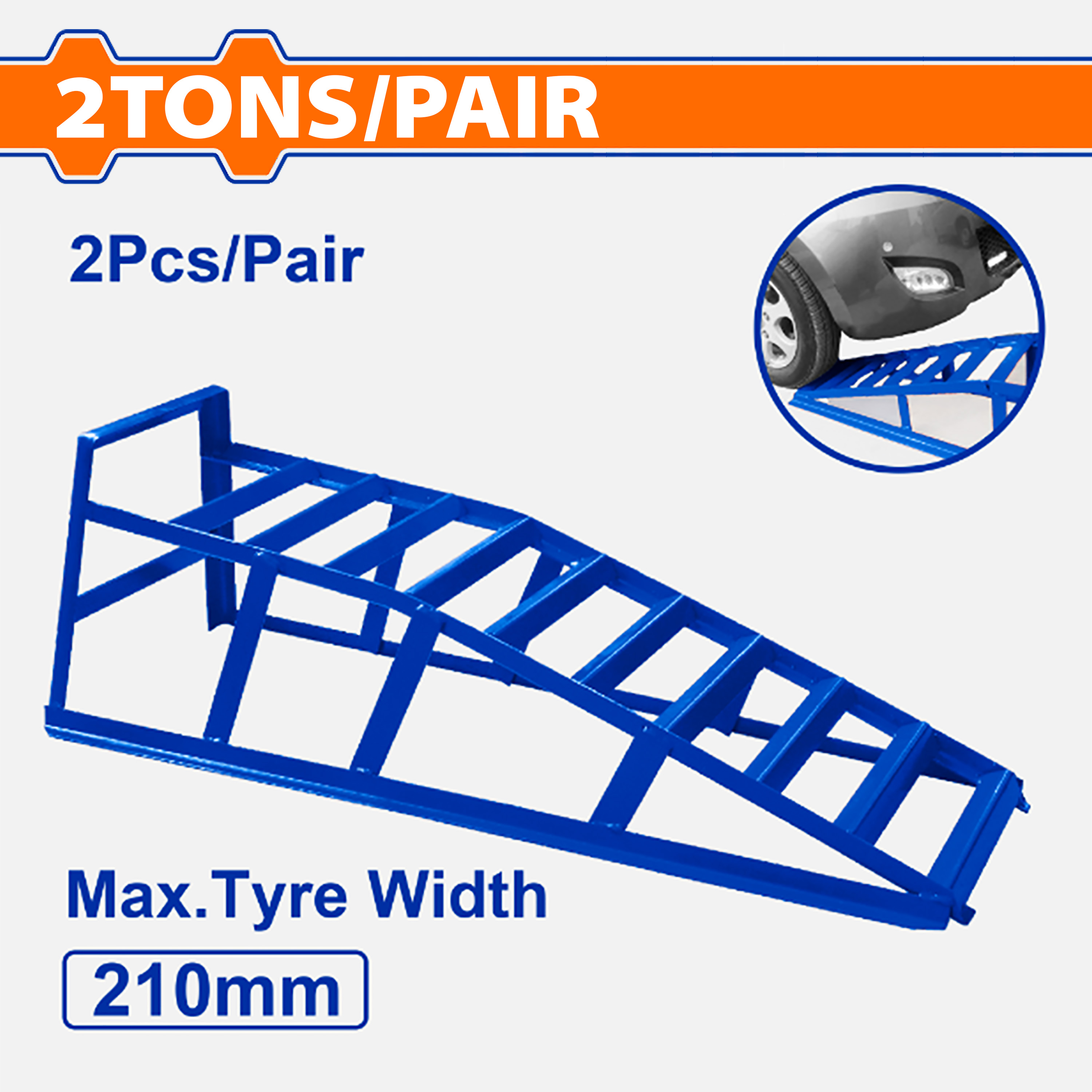 Wadfow Car Ramps Lifting Auto 2PCS/Pair-2TONS/Pair Sold in Pair WVE1Q02 ...