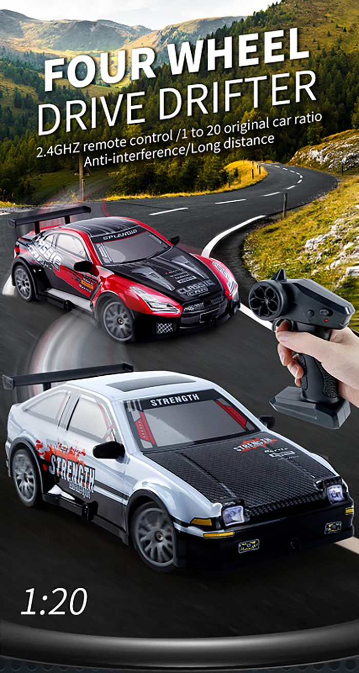 Vivid RC Car Drift Remote Control Car Rechargeable For Kids Boys Girls ...