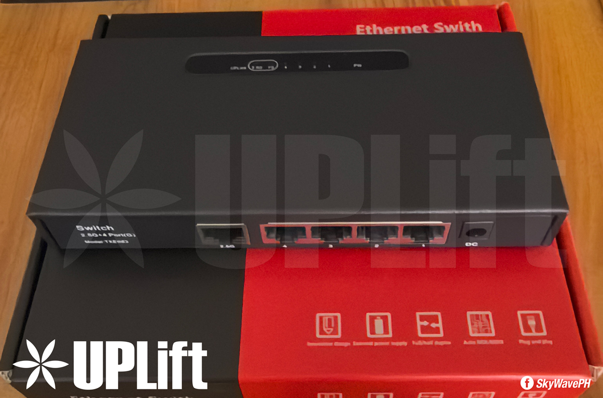 UPLift 5-Port 2.5G Unmanaged Network Switch with Metal Case (1-Port ...