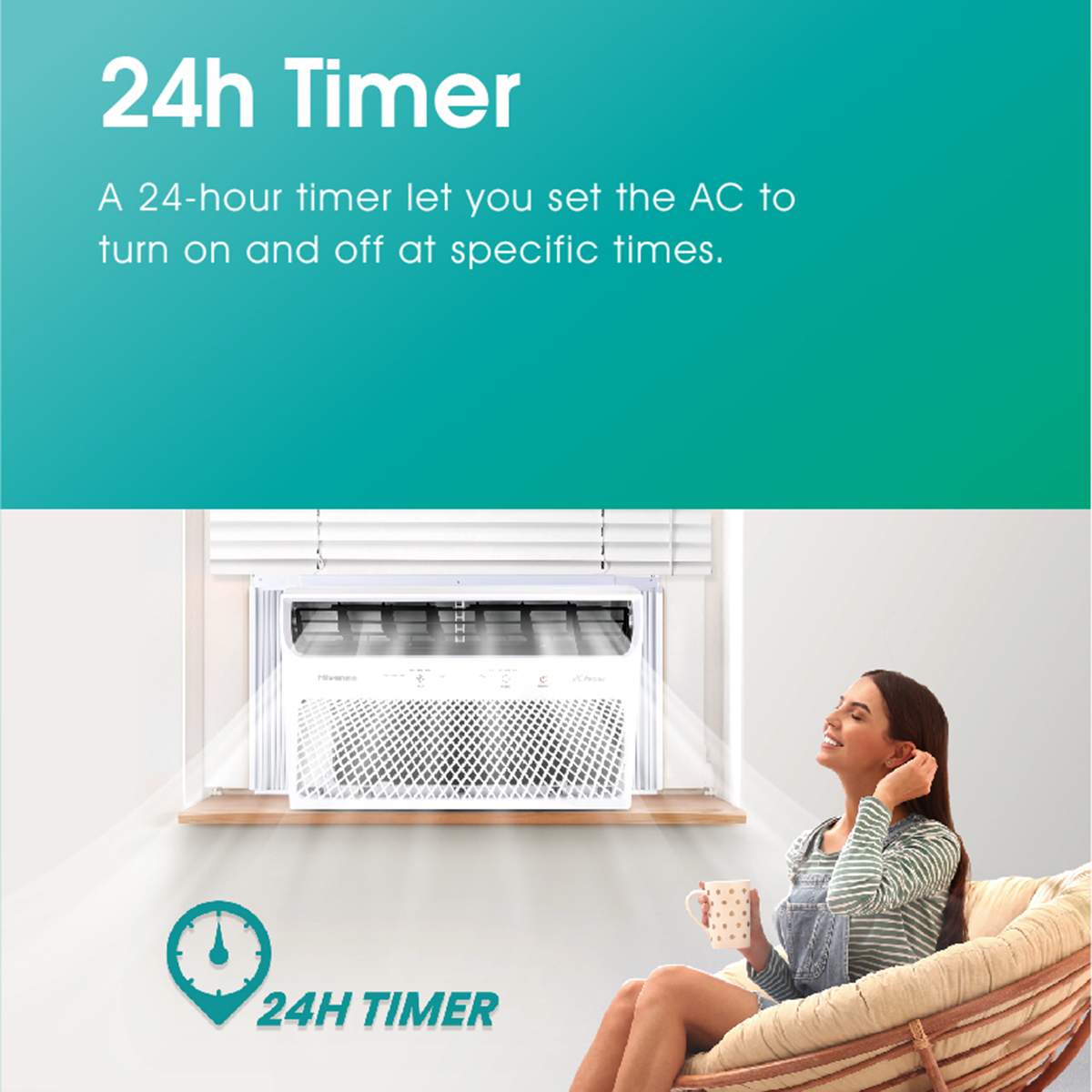 【Best Seller】Hisense Full DC Inverter Window Type 1.0/1.5 HP Air ...
