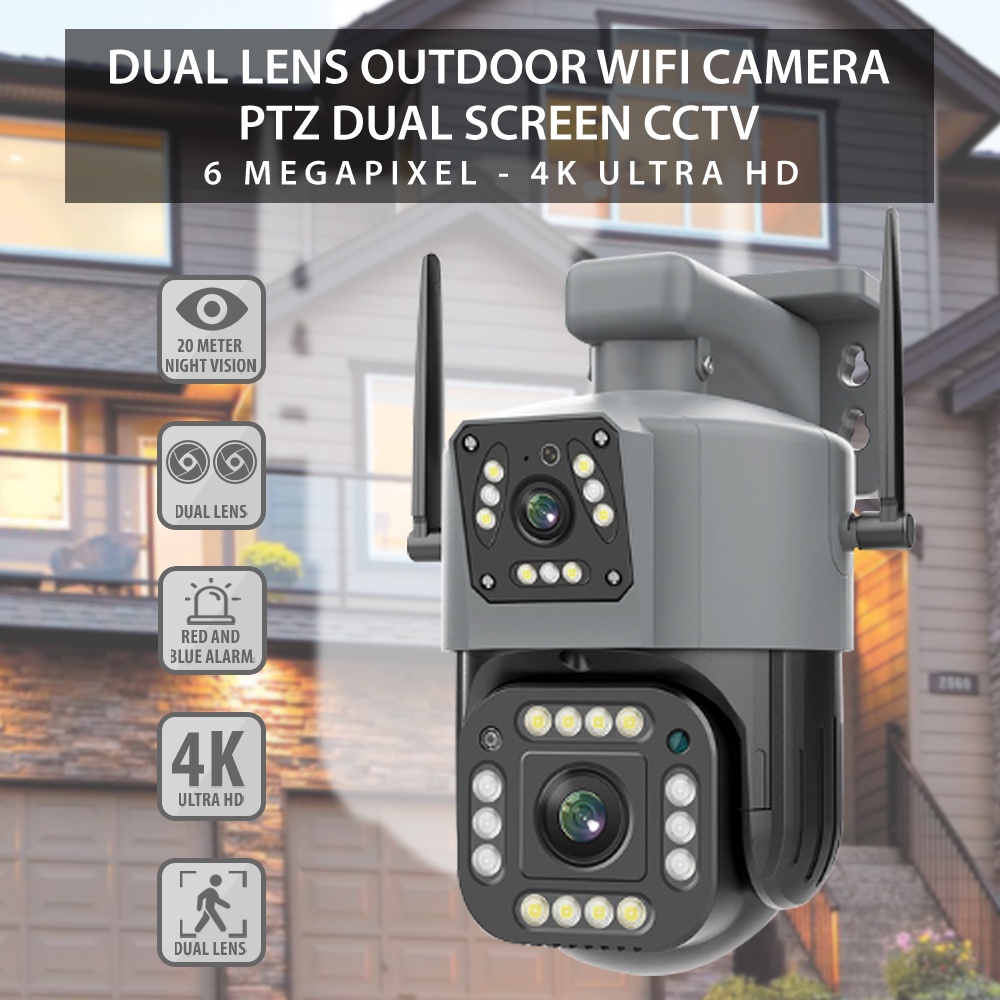 BUY 1 TAKE 1 V380 Pro CCTV Camera Dual Lens 4K HD Wireless Wifi Outdoor ...