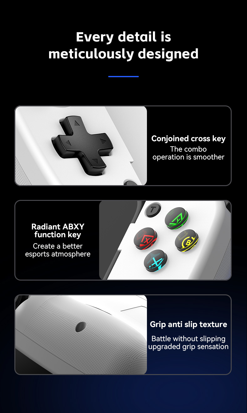 D3 Wireless Bluetooth Gamepad Telescopic Gaming Controller for CODM ...