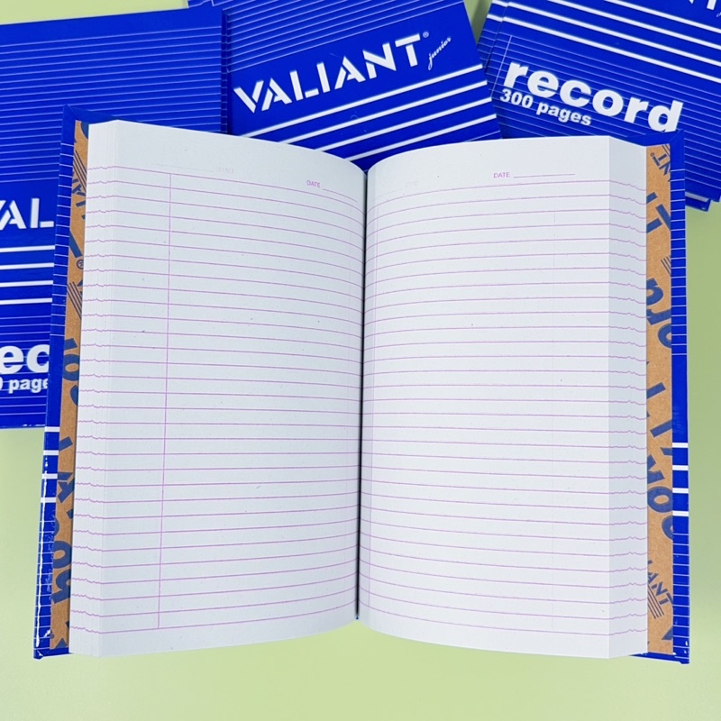 VALIANT Junior Record Book Hard Cover Notebook 150/200/300/500 Pages ...
