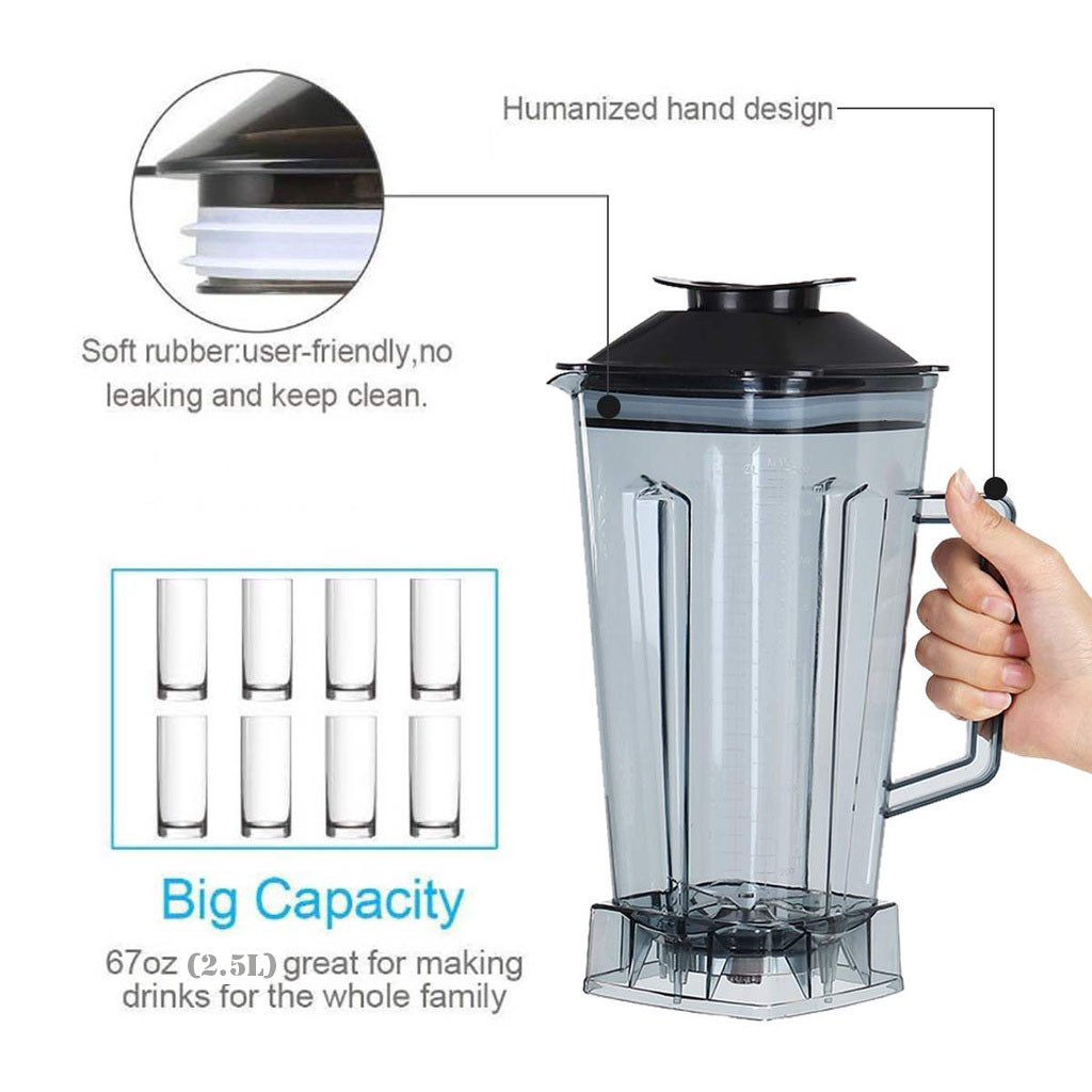 【LEUSE】Heavy Duty Blender - 3-in-1 Juicer, Ice Crusher, Food Processor ...