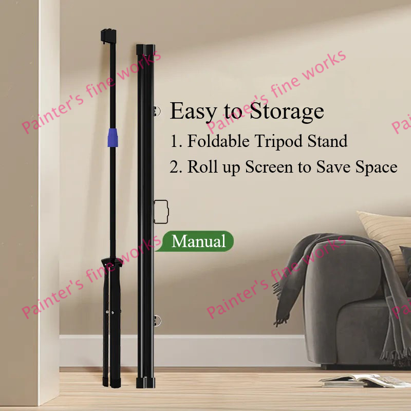 Fiber screen Tripod Projector screen Portable projector screen with ...