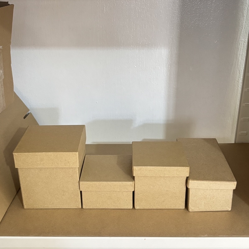 YLH | Hard Box | Kraft Box 3.5x3.5 inches | 3x3x3 inches | 2x3 inches ...