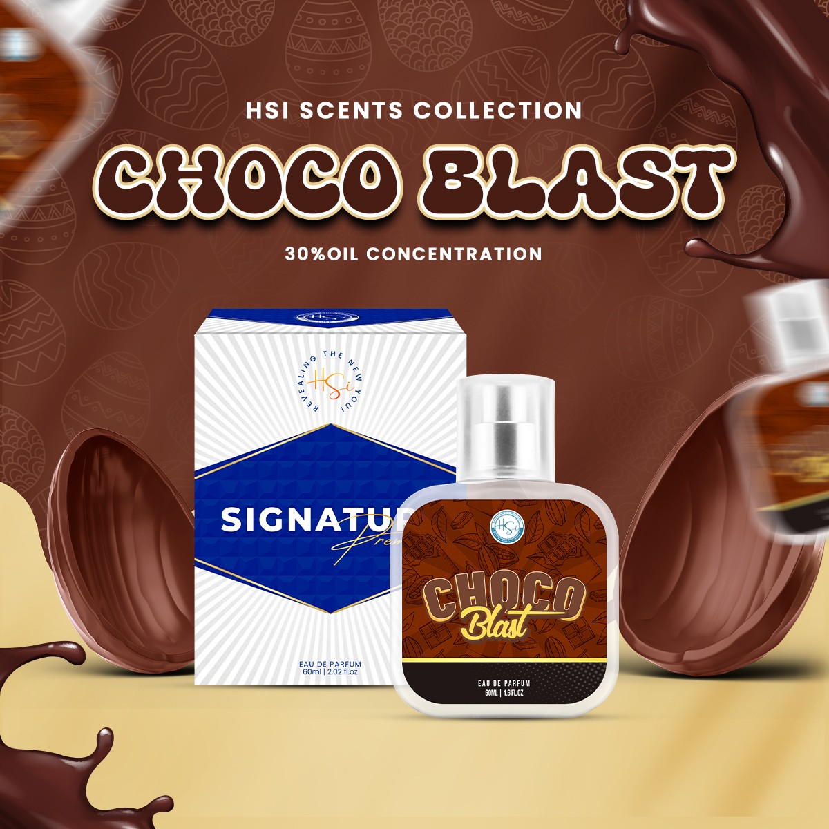 Chocoblast Perfume Premium Edition for Men and for Women By HSI Scents ...