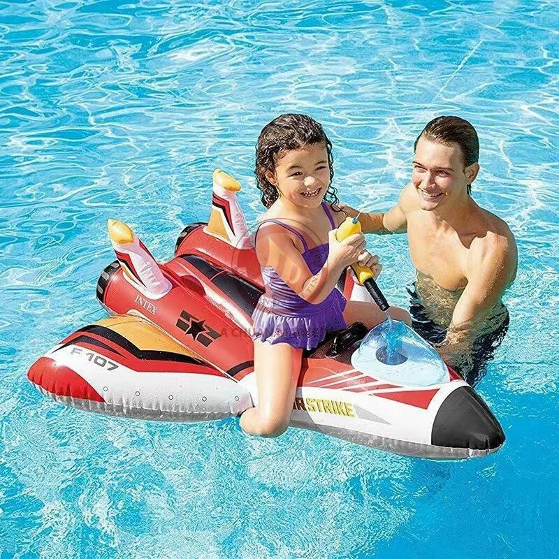 Water animal Inflatable mount Crocodile Blue whale Black whale floating ...