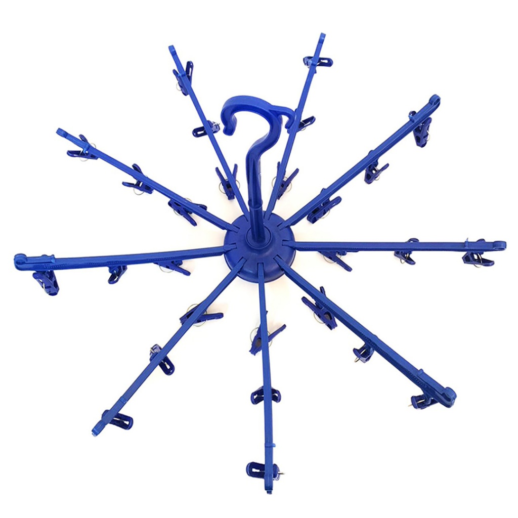 Octagon rack drying hanger Folding drying hosiery rack windproof 36 ...