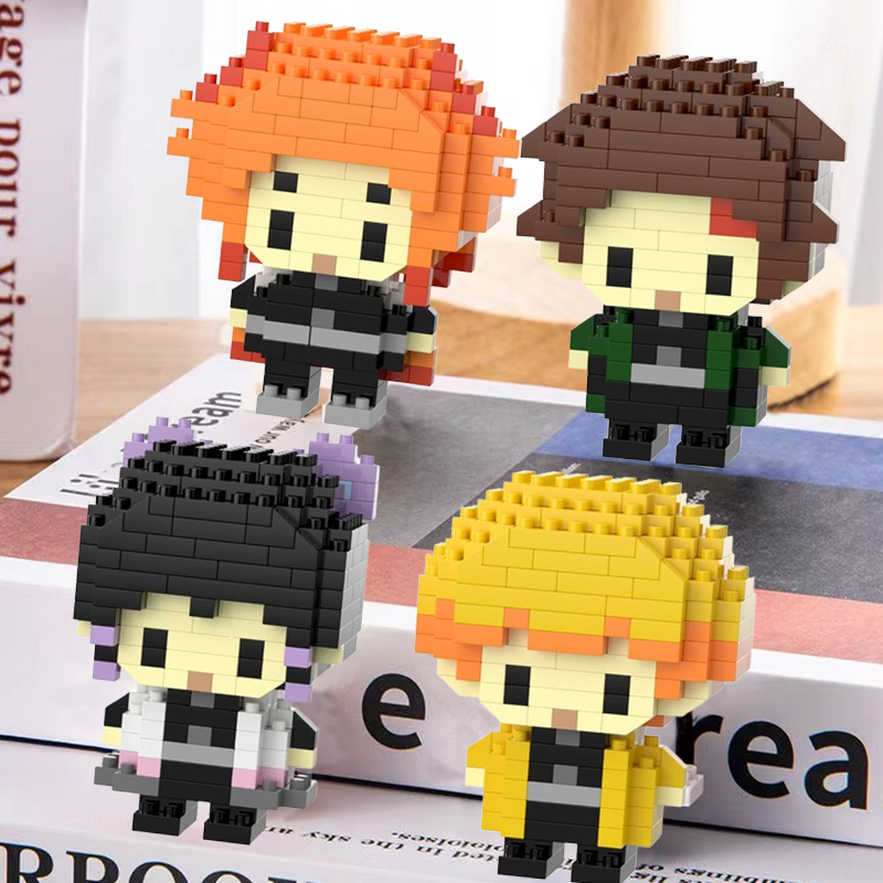 【DUZ】Demon Slayer Building Blocks Small Particles Cartoon Anime ...