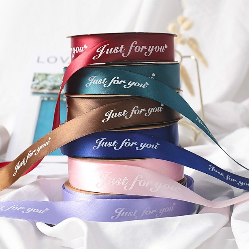 2.5cm (45 Yard/Roll) Satin Ribbon DIY Romantic Gift Packaging Just For ...