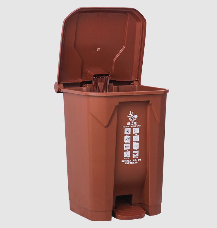Large Outdoor Pedal-operated Garbage Sorting Bin, 20L/30L/50LL Plastic ...
