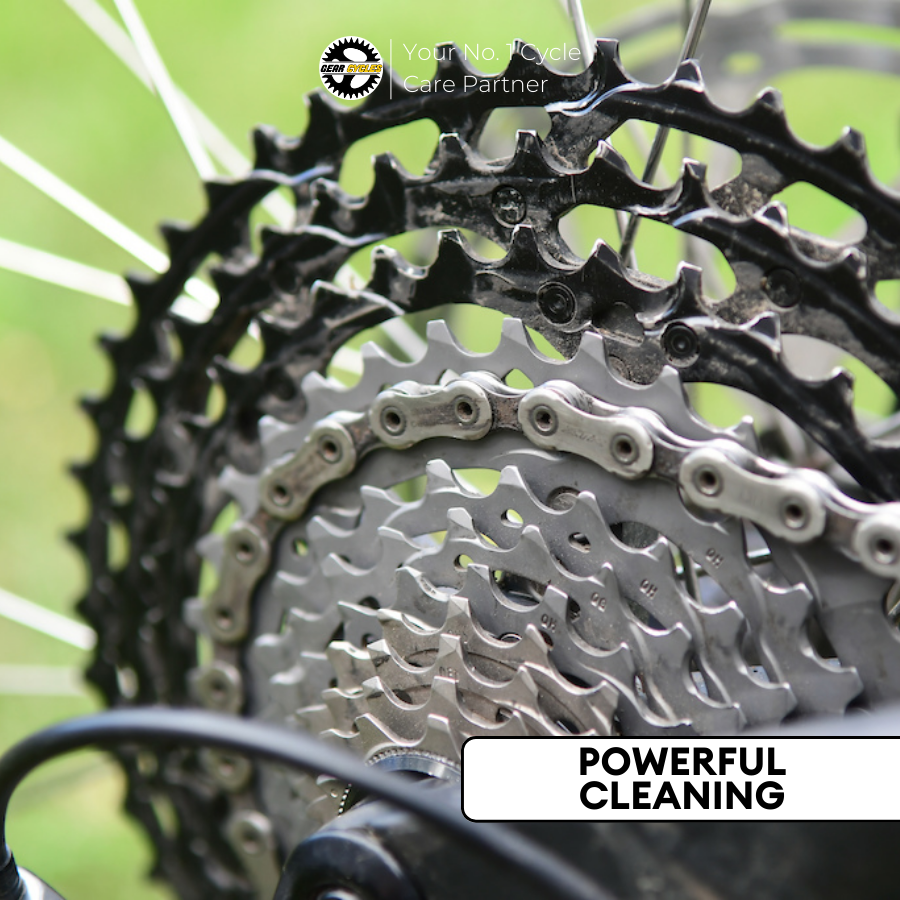 Gear Cycles Drivetrain Degreaser FOAMING 60ml Chain Cassette Cog ...
