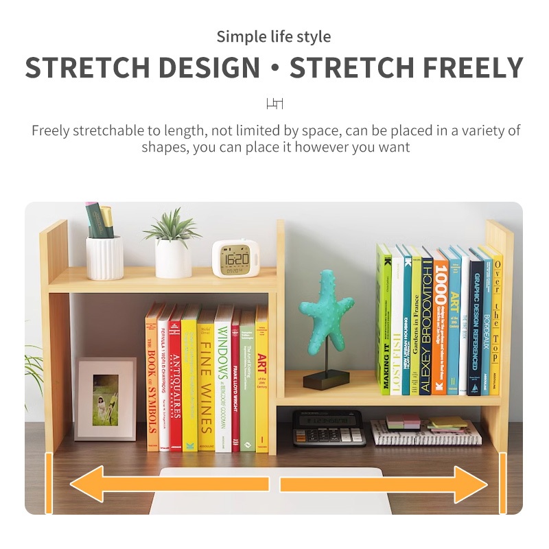 Desktop Rack Shelf Tabletop Multi-layer Shelf Storage Rack Adjustable ...
